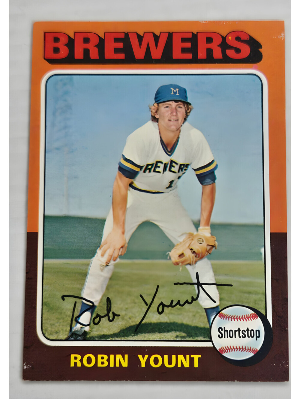 1975 Topps Robin Yount RC #223 Milwaukee Brewers Rookie Baseball Card HOF